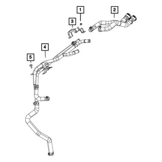 Mopar® - HVAC Heater Hose Kit