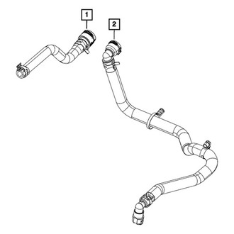 Mopar® - HVAC Heater Hose Kit