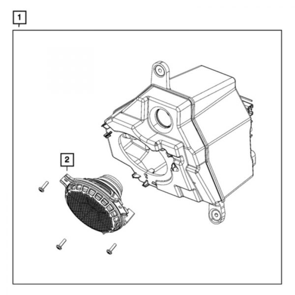 Mopar® - Front Speaker Assembly