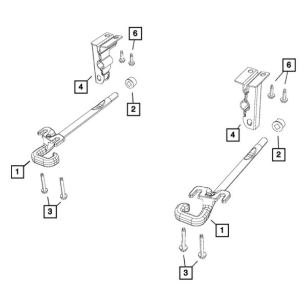 Mopar® - Tow Hook