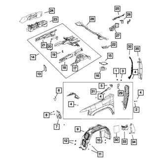 Mopar® - Wheelhouse Shield