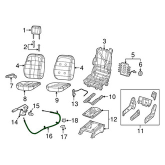 Ram OE - Rear Parking Brake Cable
