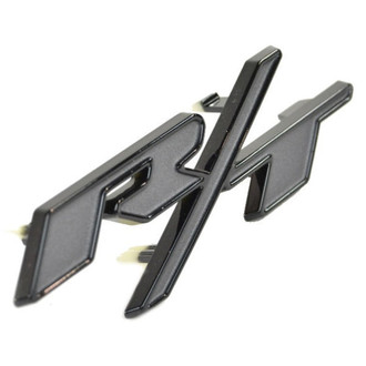 Mopar® - "R/T" Nameplate Gray/Black Grille Emblem