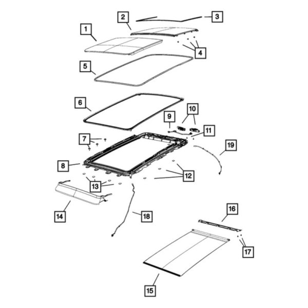 Sunroof Reinforcement Screw