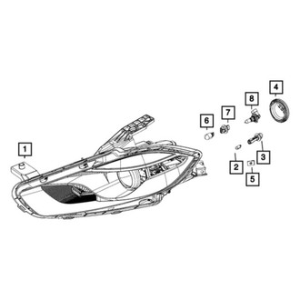 Mopar® - Passenger Side Replacement Headlight