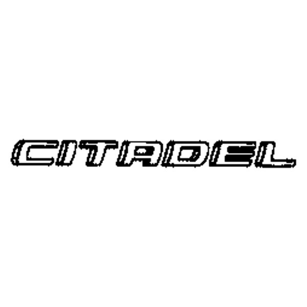 Mopar® - "Citadel" Nameplate Hatch Emblem