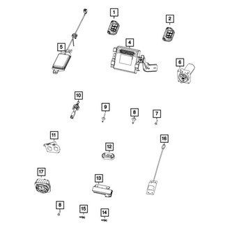 Jeep OE - Anti-Theft Infrared Sensor Bracket