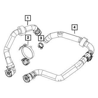 Mopar® - HVAC Heater Hose