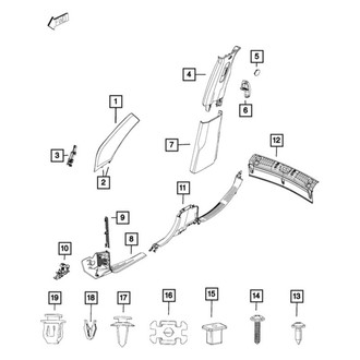 Mopar® - Tether Clip