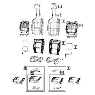 Mopar® - Seat Back Foam
