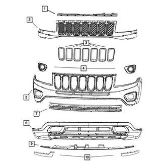 Mopar® - Fog Lamp Bezel