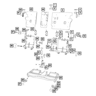 Mopar® - Rear Seat Striker