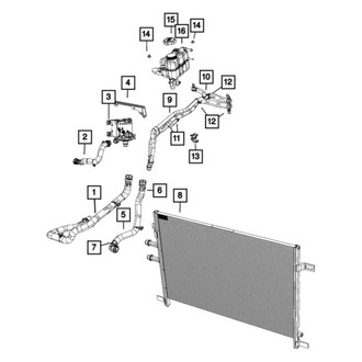 Dodge OE - Engine Coolant Reservoir