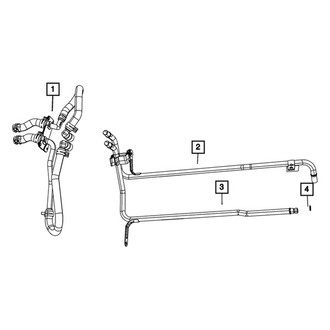 Mopar® - HVAC Heater Hose Kit