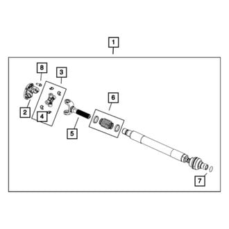 Mopar® - Front Driveshaft