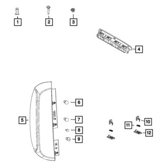 Ram OE - Rear License Plate Light Socket