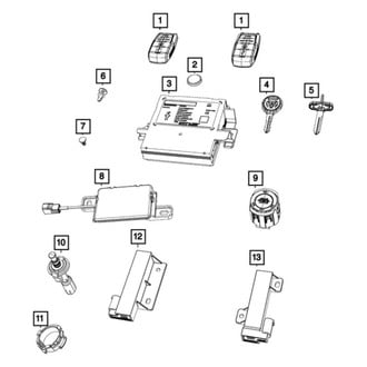 Ram OE - Keyless Entry Transmitter