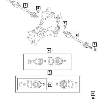 Mopar® - Outer Cv Joint