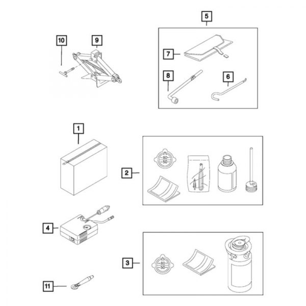 Mopar® - Nitrogen Tire Inflation Accessory Kit