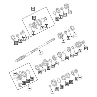 Mopar® - Differential Pinion Bearing Spacer