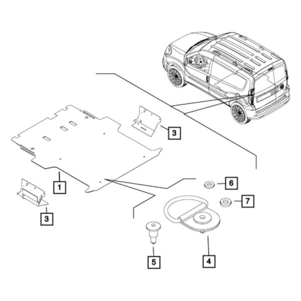 Mopar® - Shoulder Bolt