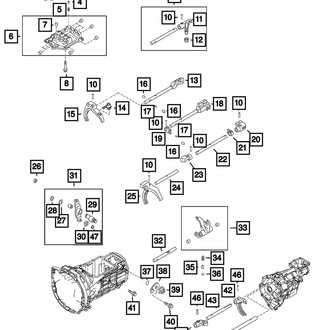 Mopar® - Manual Transmission Shift Rail Plate