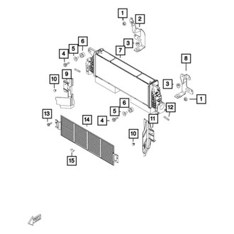 Fiat OE - Front Radiator Support Air Deflector
