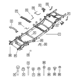 Mopar® - Chassis Frame Assembly