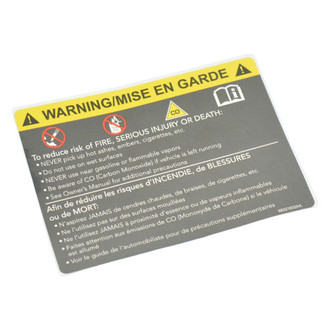 Chrysler OE - Caution Label