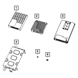 Ram OE - Radio Amplifier Bracket