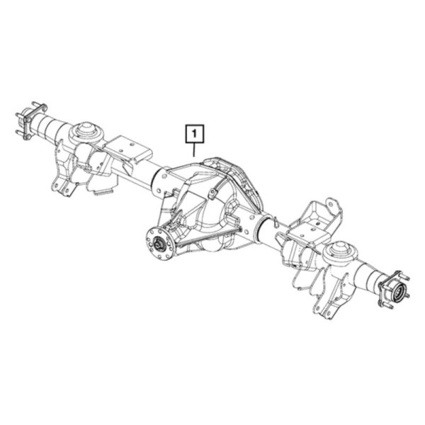 Mopar® - Rear Drive Axle Assembly