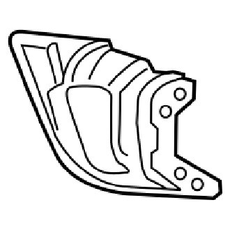 Mopar® - Rear Passenger Side Bumper Extension Bracket