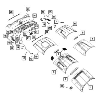 Mopar® - Air Inlet Bezel