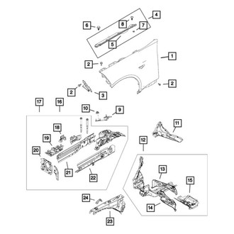Mopar® - Frame Front Rail