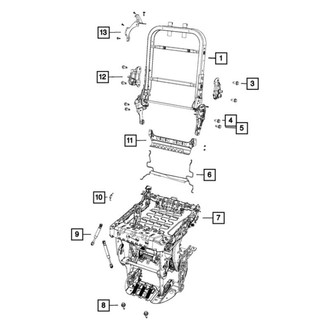 Mopar® - Seat Back Frame