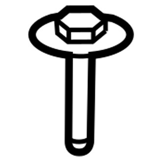 Mopar® - Front Bumper Cover Screw