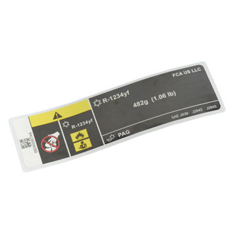 Mopar® - Air Conditioning System Label
