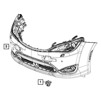 Mopar® - Driver or Passenger Side Replacement Fog Light