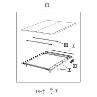 Jeep OE - Rear Truck Bed Lid