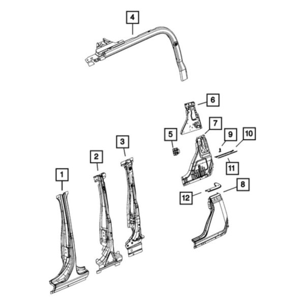 Mopar® - Quarter Panel Reinforcement