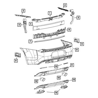 Mopar® - Blind Spot Module Bracket
