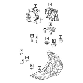 Jeep OE - ABS Hydraulic Actuator Bracket