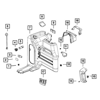 Mopar® - Trim Bracket