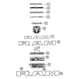 Mopar® - Tailgate Emblem