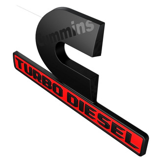 Mopar® - "C Cummins Turbo Diesel" Nameplate Front Fender Emblem