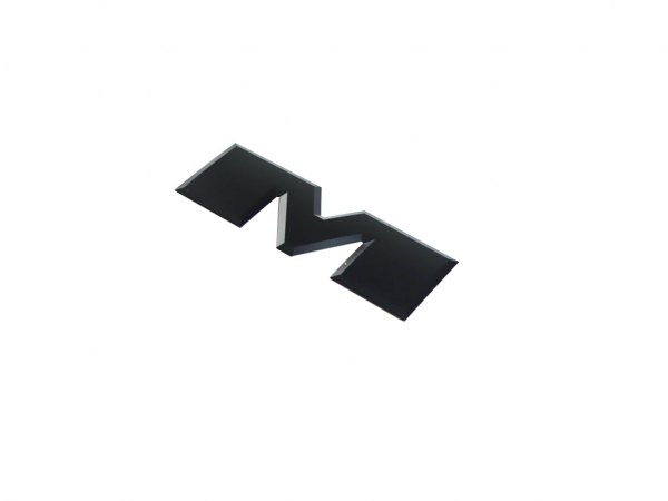 Mopar® - "M" Letter Gloss Black Tailgate Emblem