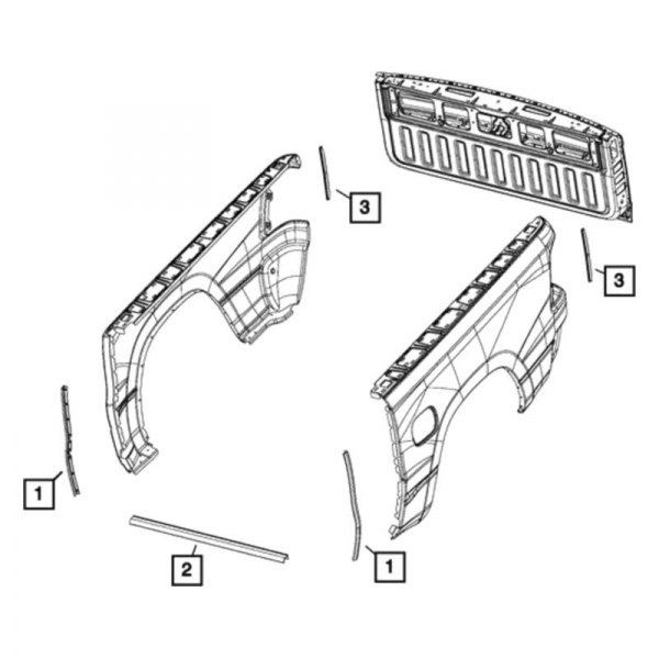 Truck Bed Panel Seal