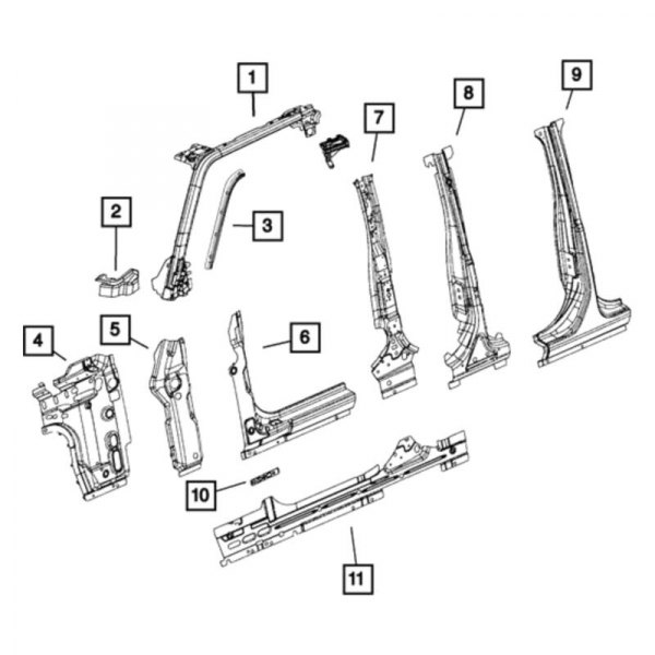 Mopar® 68359967AC Fender Shim