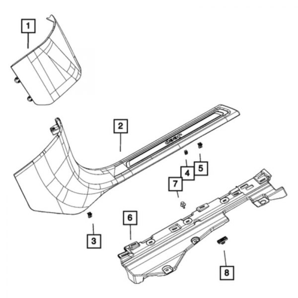 Mopar® - Side Body Panel Reinforcement