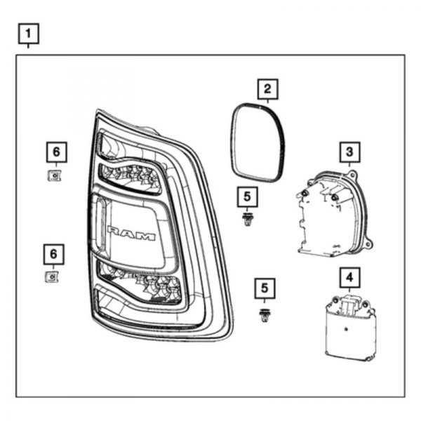 Mopar® - Tail Light